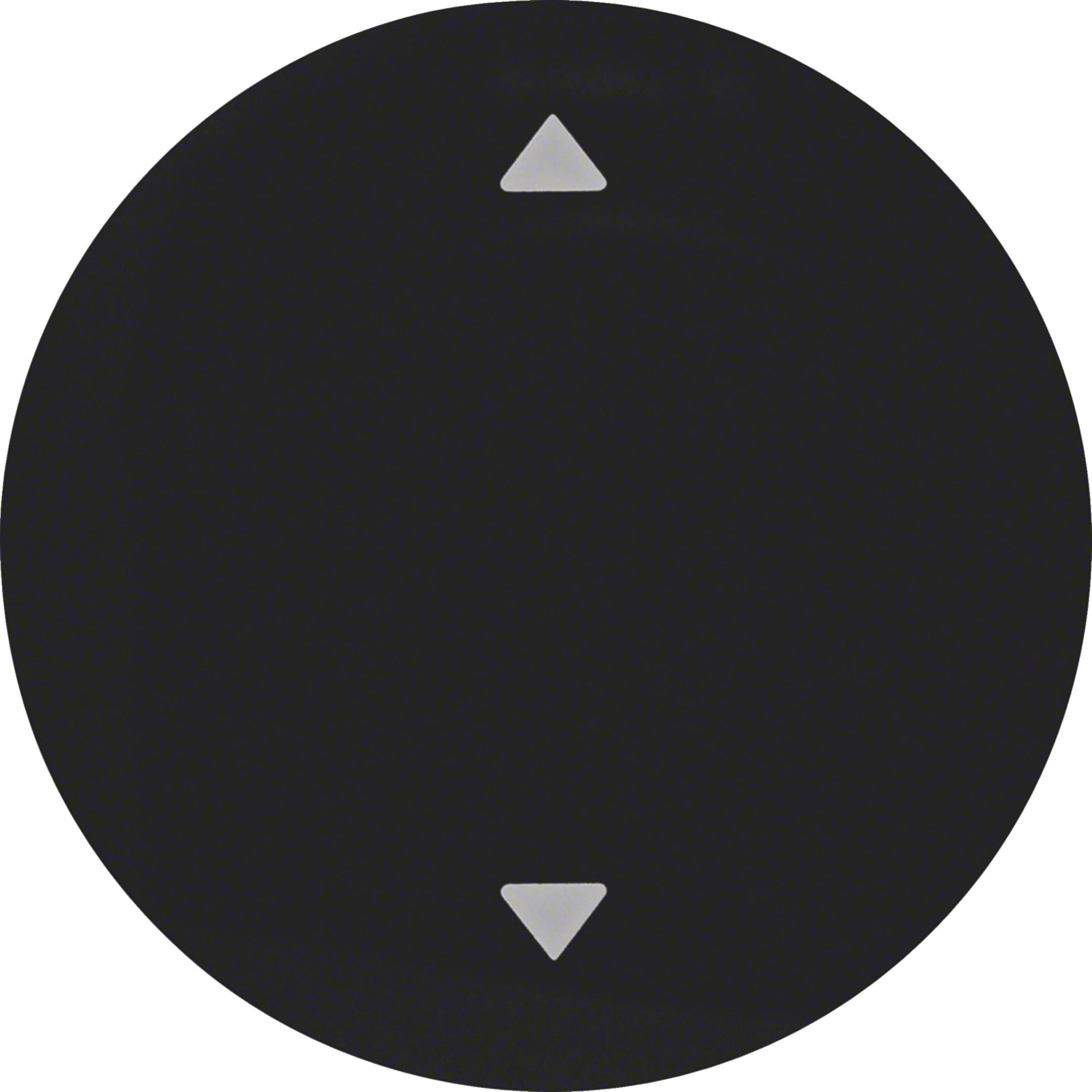 HAGER BOCCHIOTTI - Bilanciere con serigrafia frecce Berker R.1/R.3 nero lucido