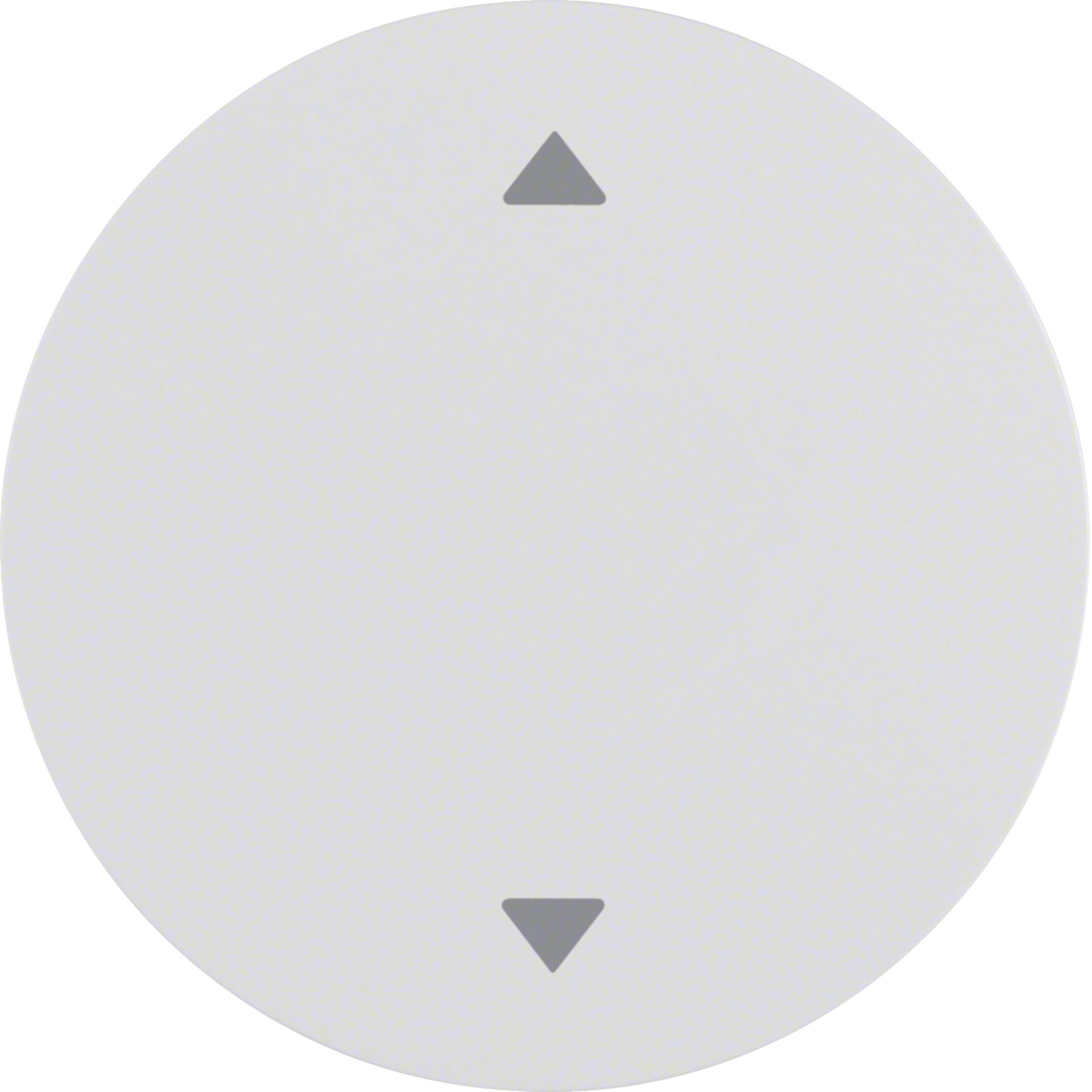 HAGER BOCCHIOTTI - Bilanciere con serigrafia frecce Berker R.1/R.3 bianco polare lucido
