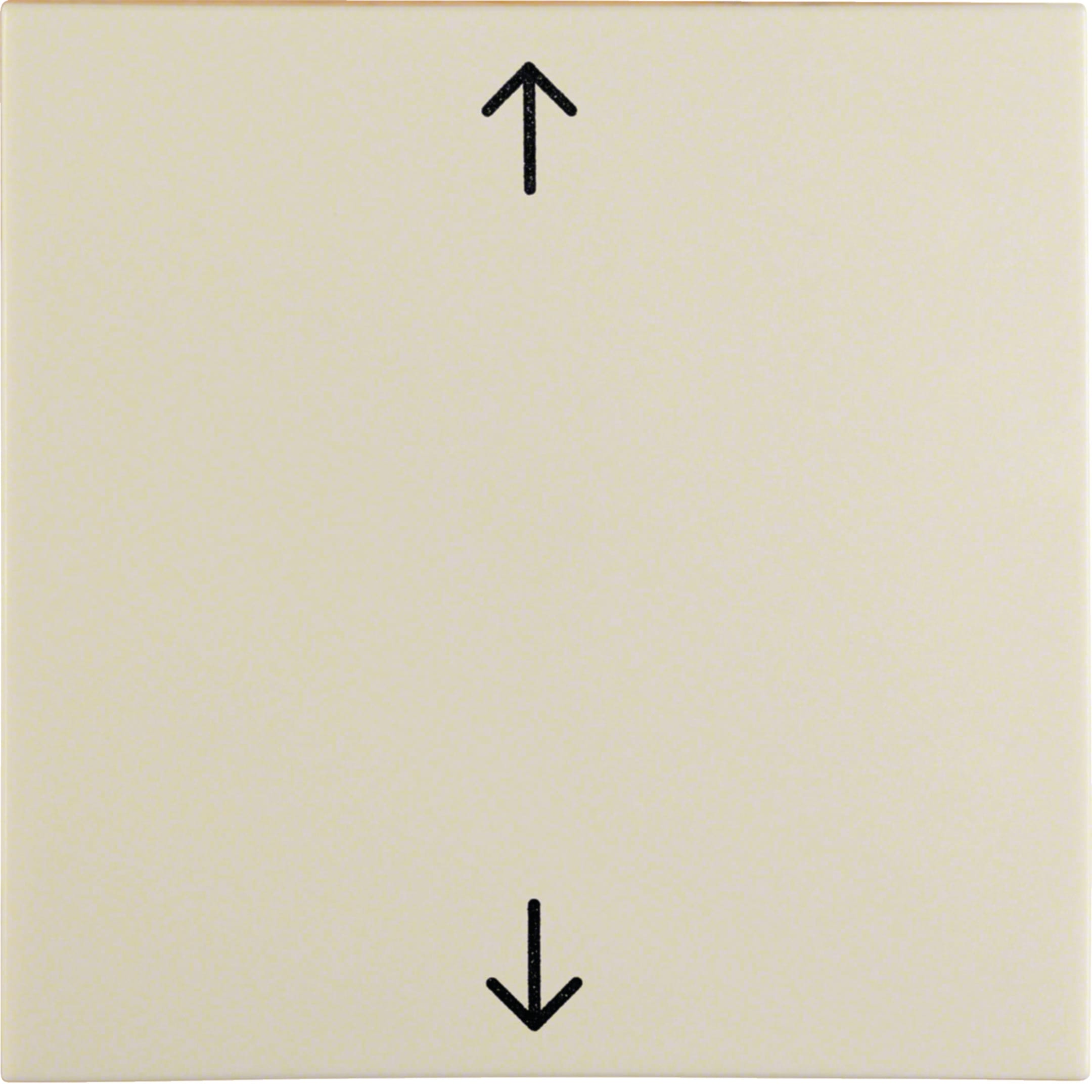 HAGER BOCCHIOTTI - Bilanciere con serigrafia frecce Berker S.1 bianco lucido