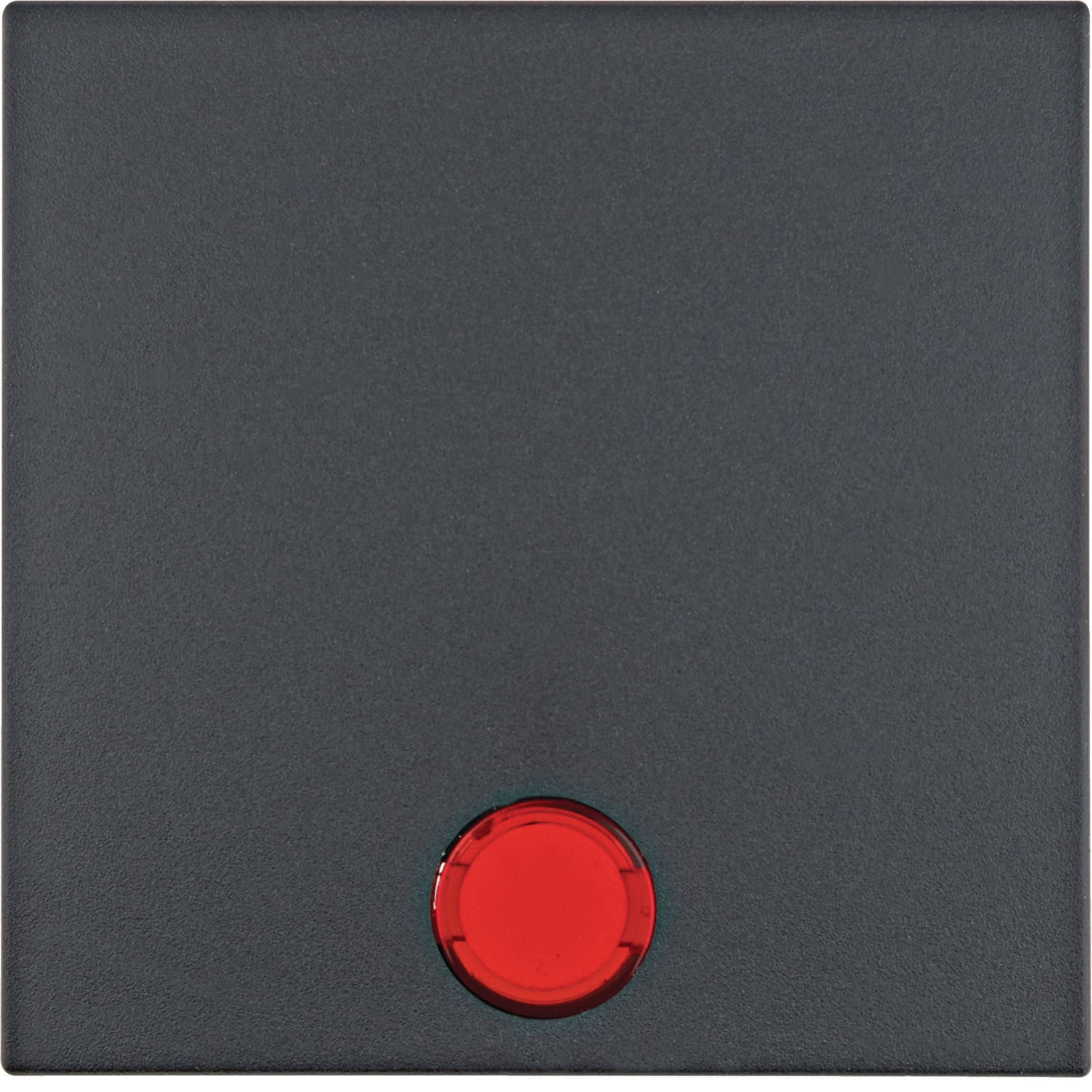 HAGER BOCCHIOTTI - Bilanciere con lente Berker B.3/B.7 antracite opaco