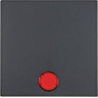HAGER BOCCHIOTTI - Bilanciere con lente Berker B.3/B.7 antracite opaco