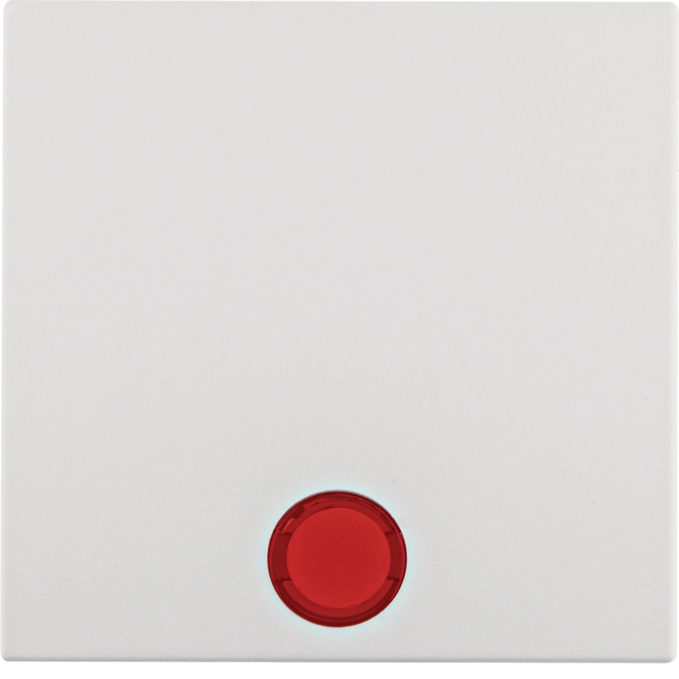 HAGER BOCCHIOTTI - Bilanciere con lente Berker S.1/B.3/B.7 bianco polare opaco