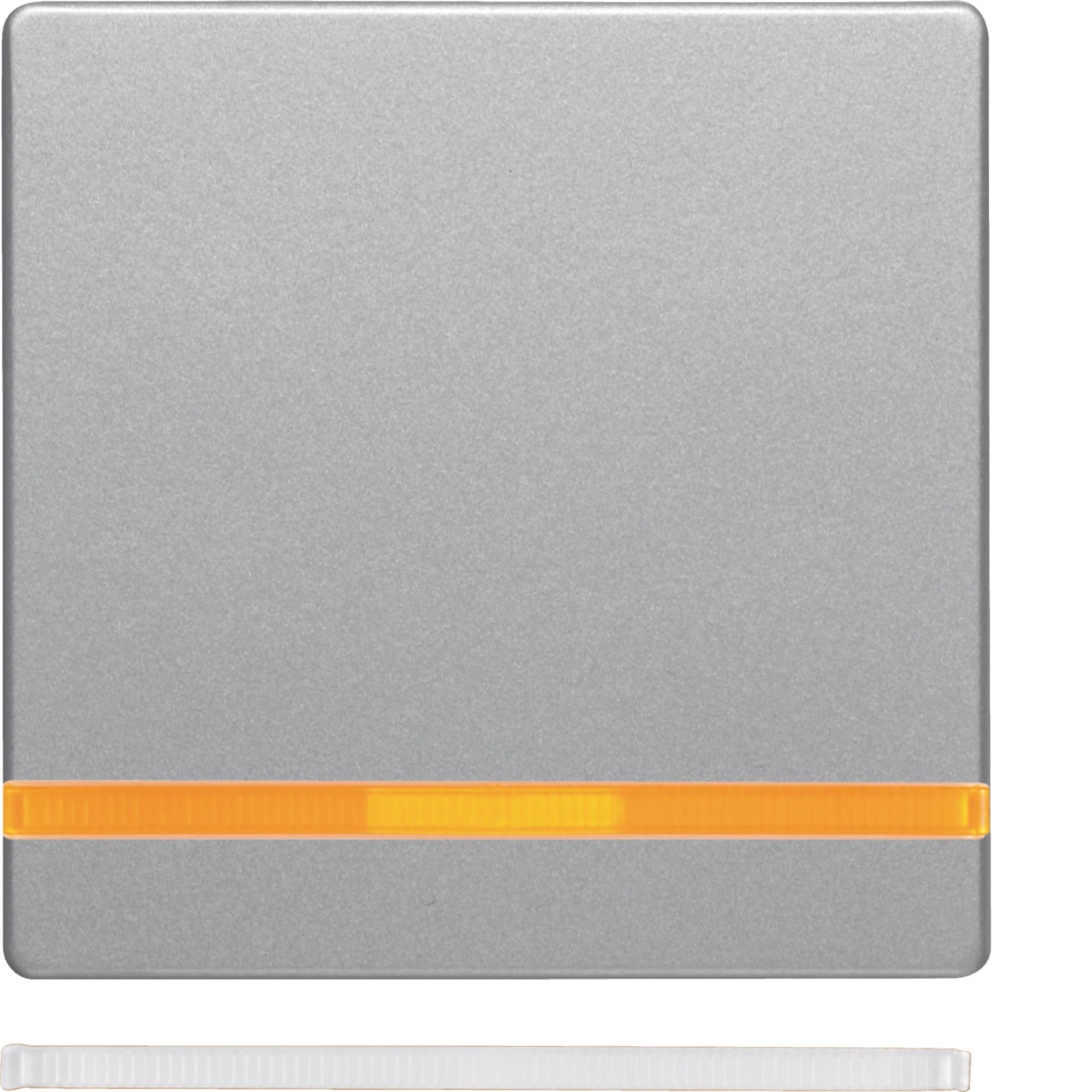 HAGER BOCCHIOTTI - Bilanciere con lente Berker Q.1/Q.3 alu velluto, verniciato
