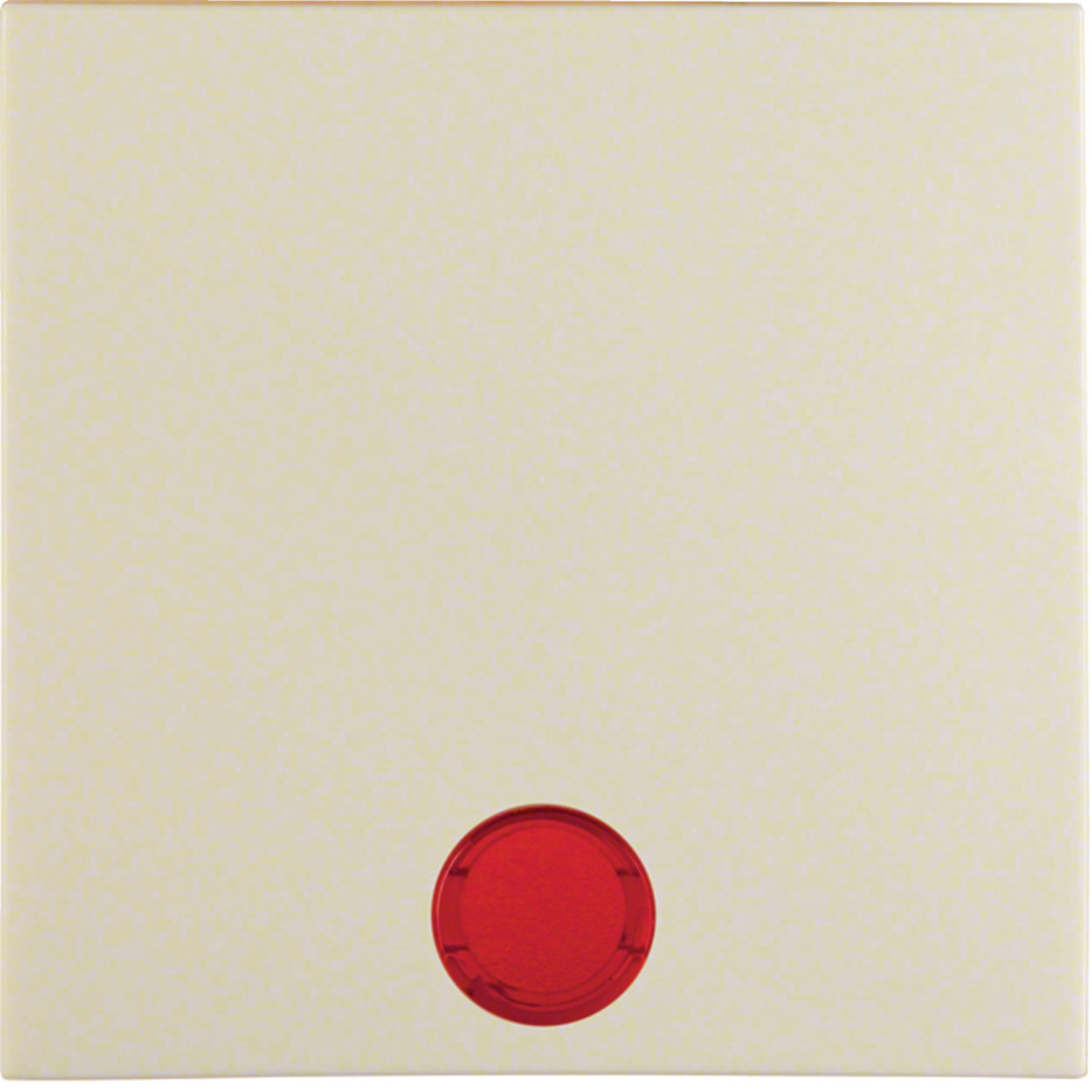 HAGER BOCCHIOTTI - Bilanciere con lente Berker S.1 bianco lucido