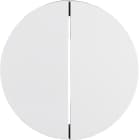 HAGER BOCCHIOTTI - Bilanciere doppio Berker R.1/R.3 bianco polare lucido