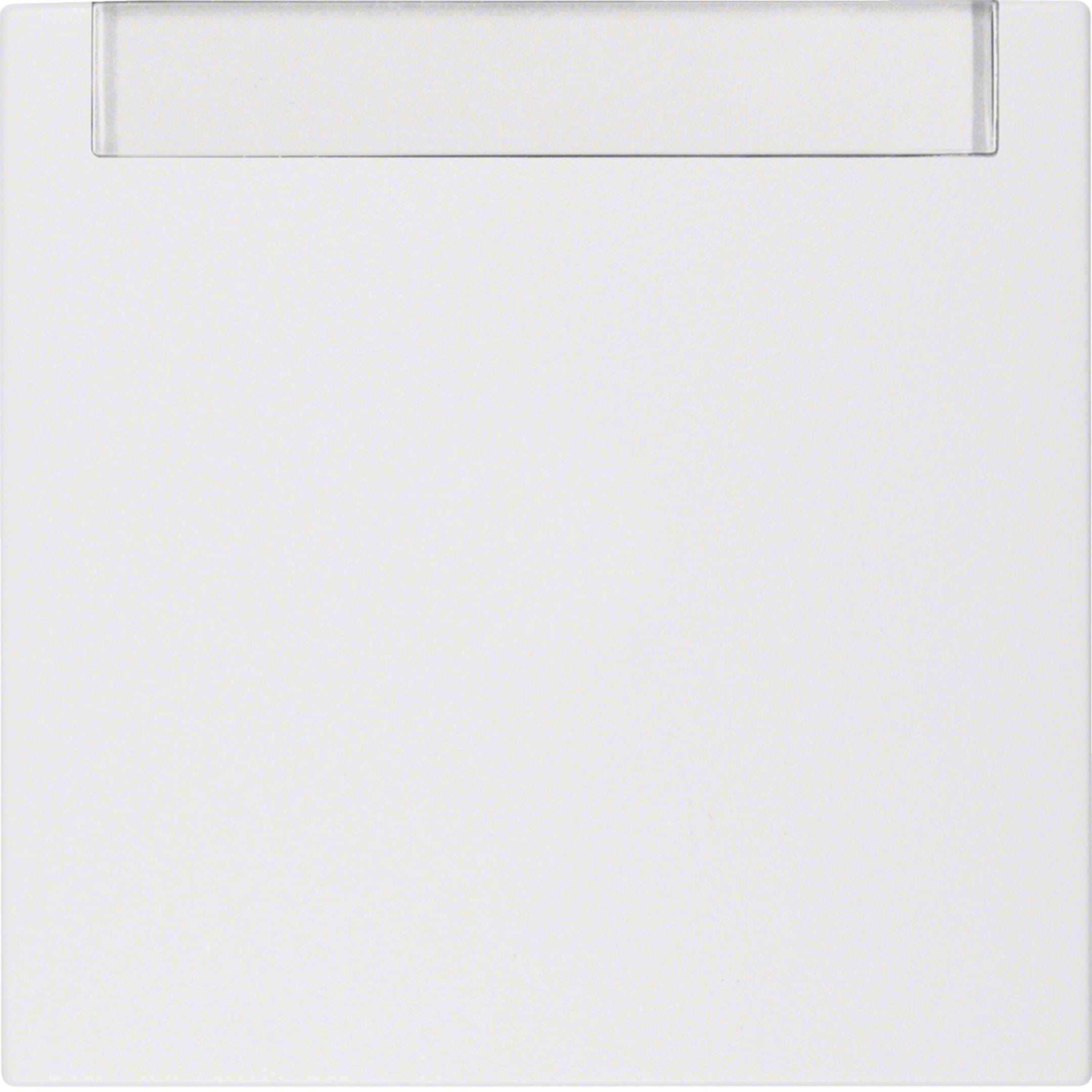 HAGER BOCCHIOTTI - Bilanciere con etichetta Berker S.1/B.3/B.7 bianco polare opaco