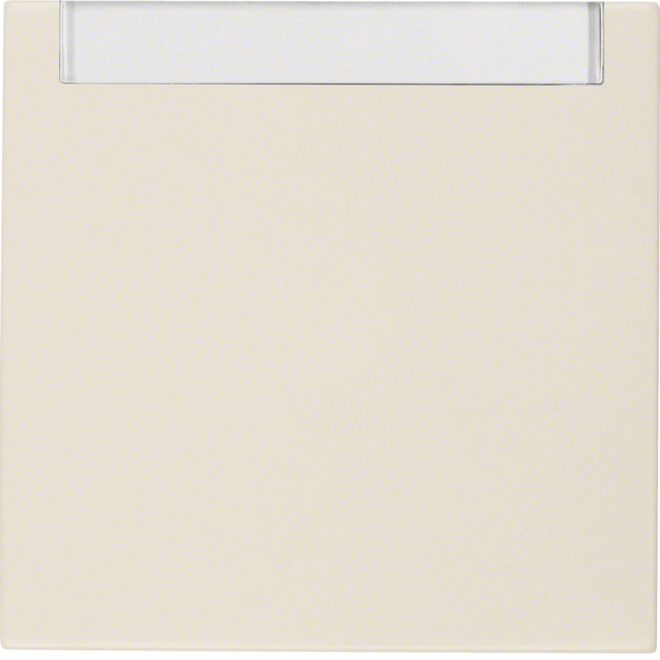 HAGER BOCCHIOTTI - Bilanciere con etichetta Berker S.1 bianco lucido