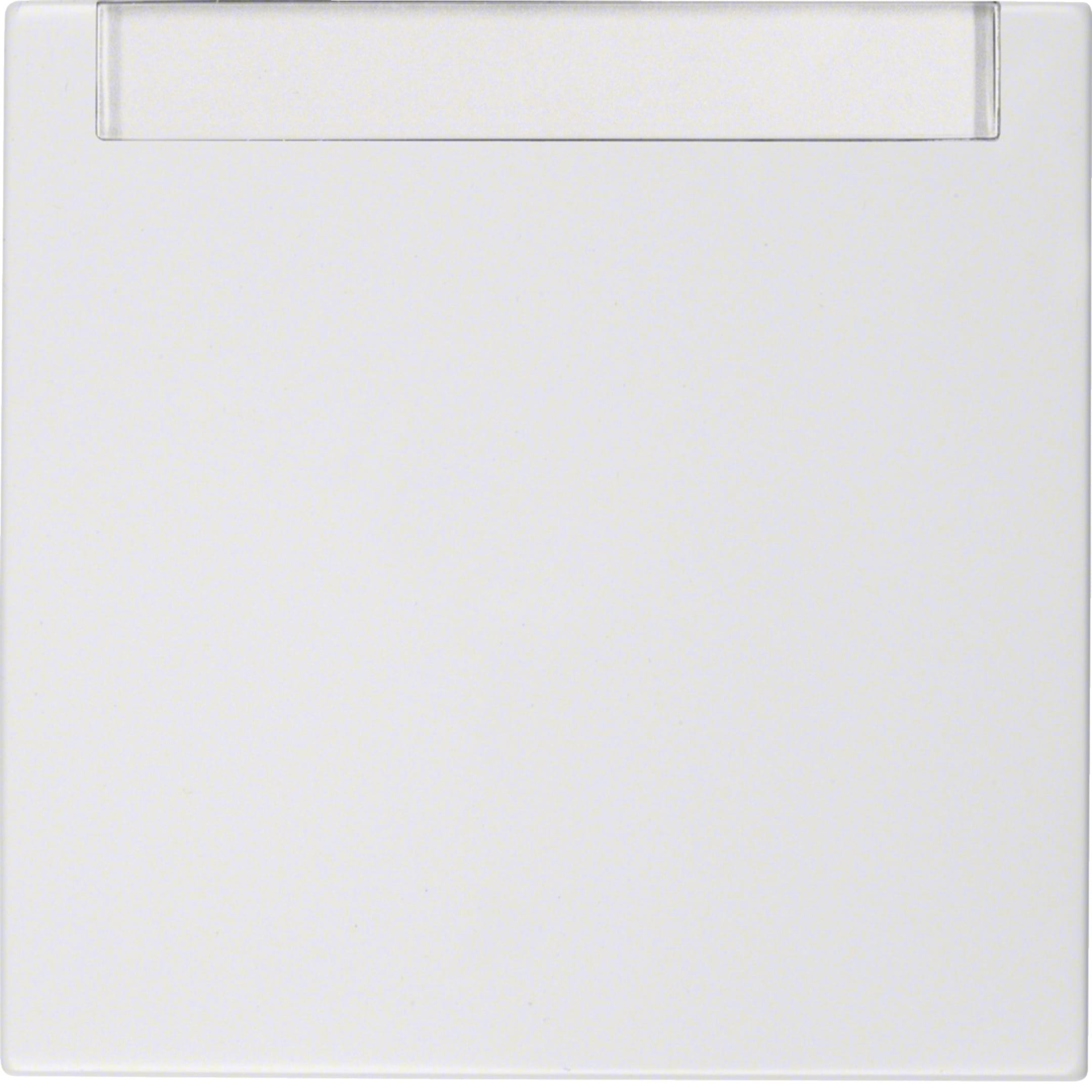 HAGER BOCCHIOTTI - Bilanciere con etichetta Berker S.1/B.3/B.7 bianco polare lucido