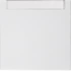 HAGER BOCCHIOTTI - Bilanciere con etichetta Berker S.1/B.3/B.7 bianco polare lucido