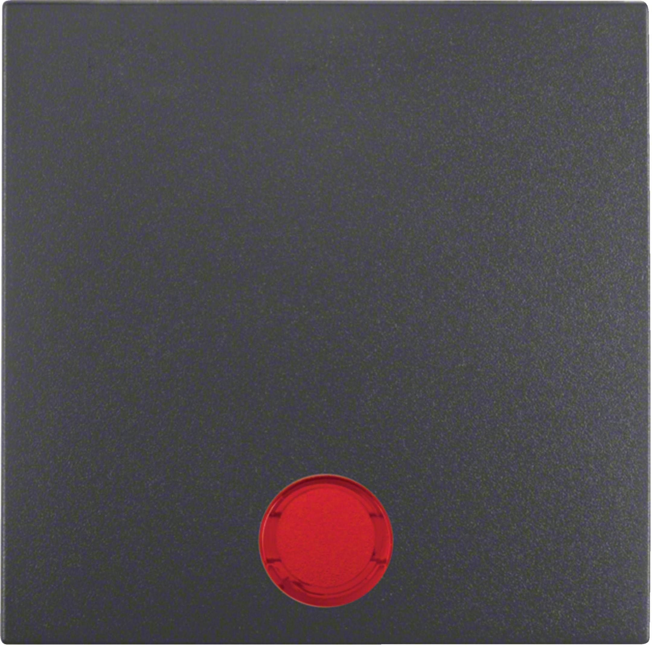 HAGER BOCCHIOTTI - Bilanciere con accessorio di fissaggio e lente S.1 antracite opaco