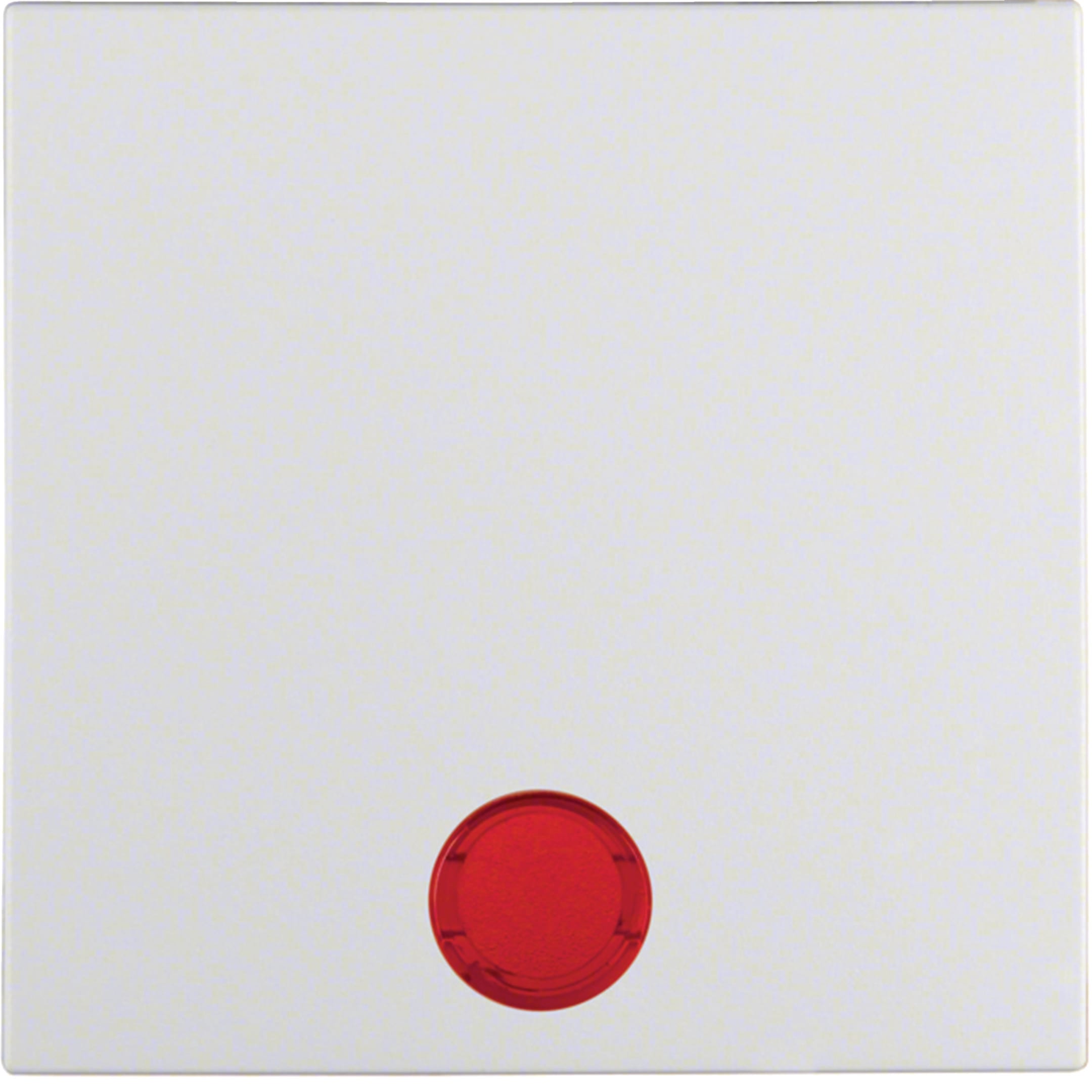 HAGER BOCCHIOTTI - Bilanciere con accessorio di fissaggio e lente S.1 bianco polare opaco