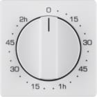 HAGER BOCCHIOTTI - Pezzo centrale per timer meccanico Berker Q.1/Q.3 bianco polare velluto