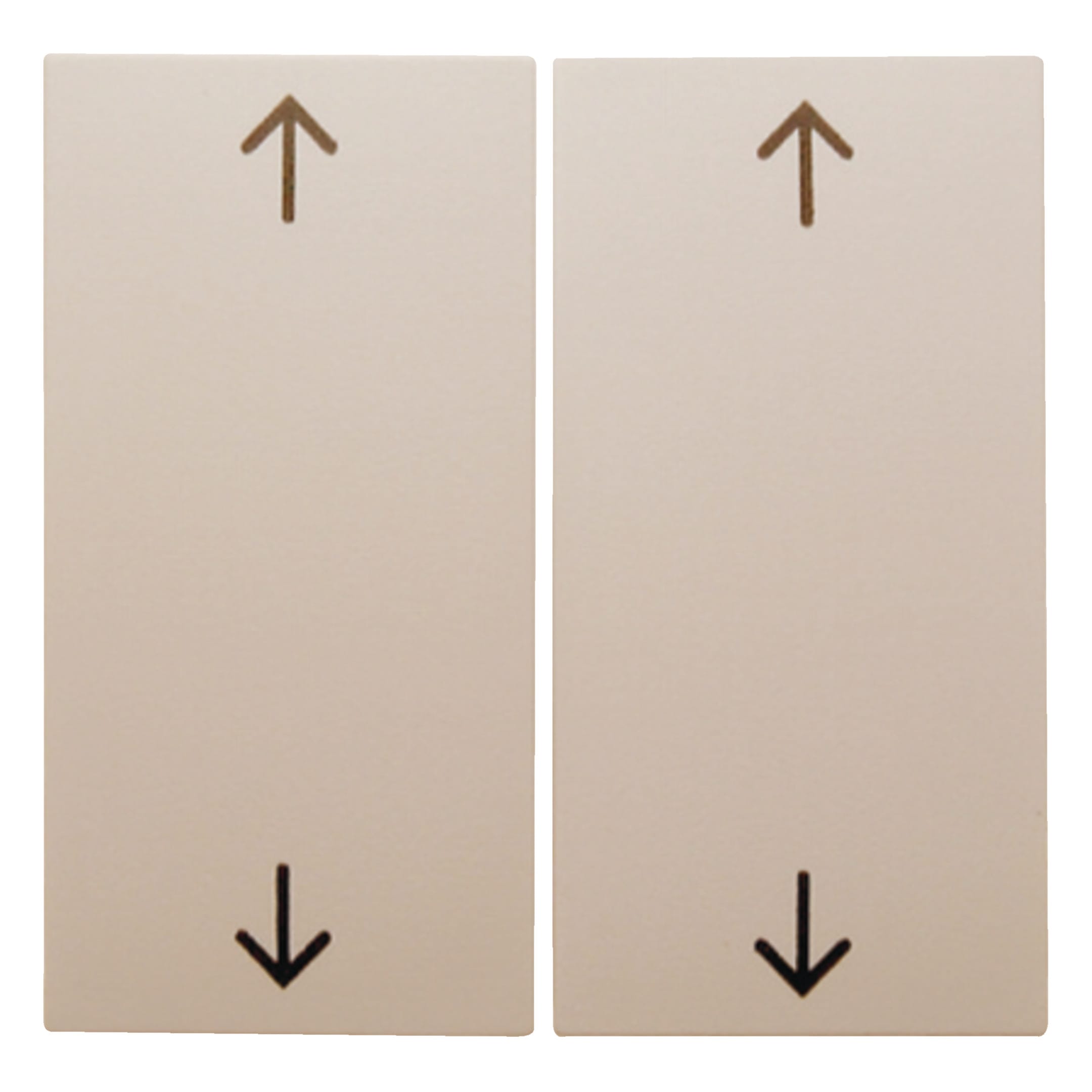 HAGER BOCCHIOTTI - Bilanciere doppio con serigrafia frecce Berker S.1 bianco lucido