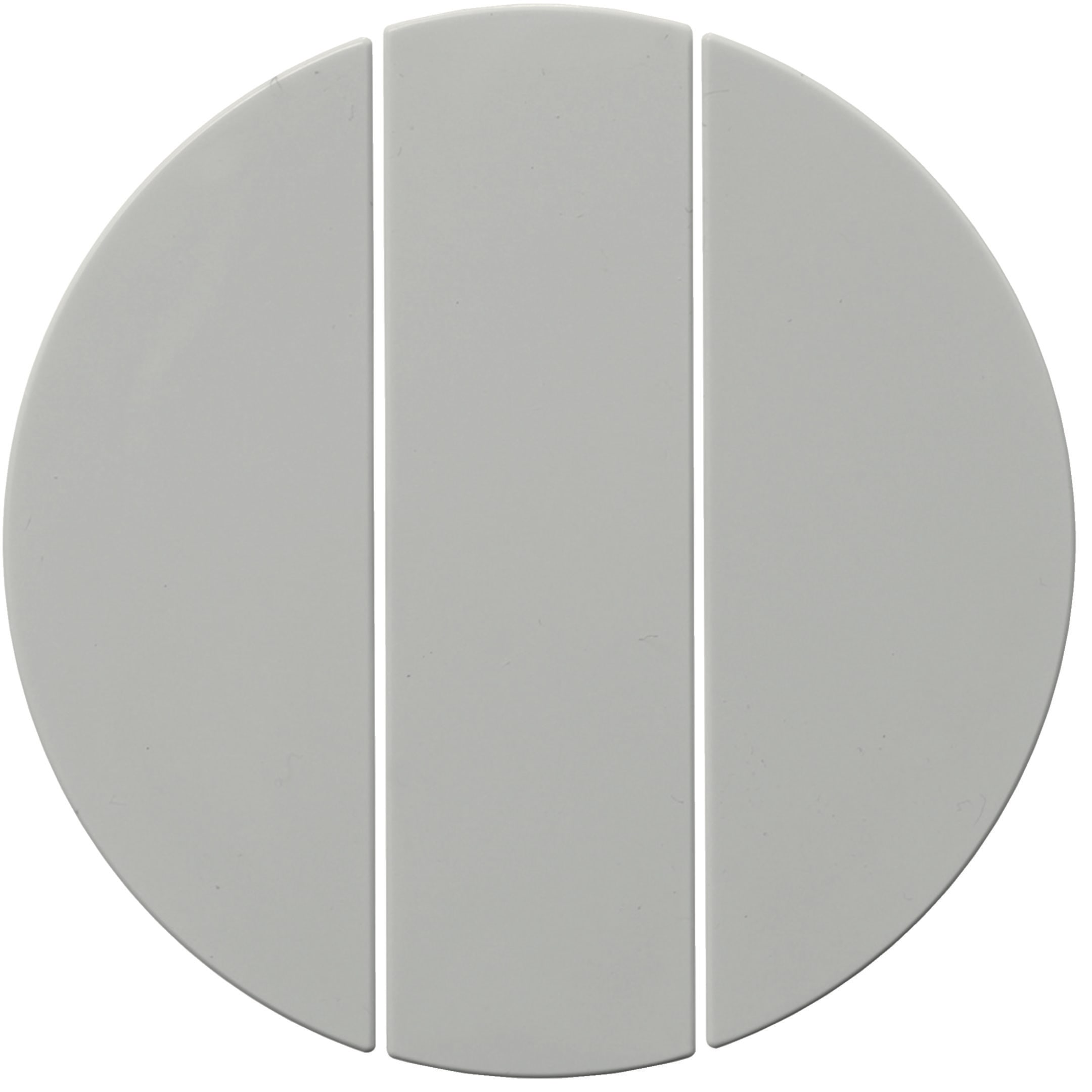 HAGER BOCCHIOTTI - Bilanciere triplo Berker R.1/R.3 bianco polare lucido