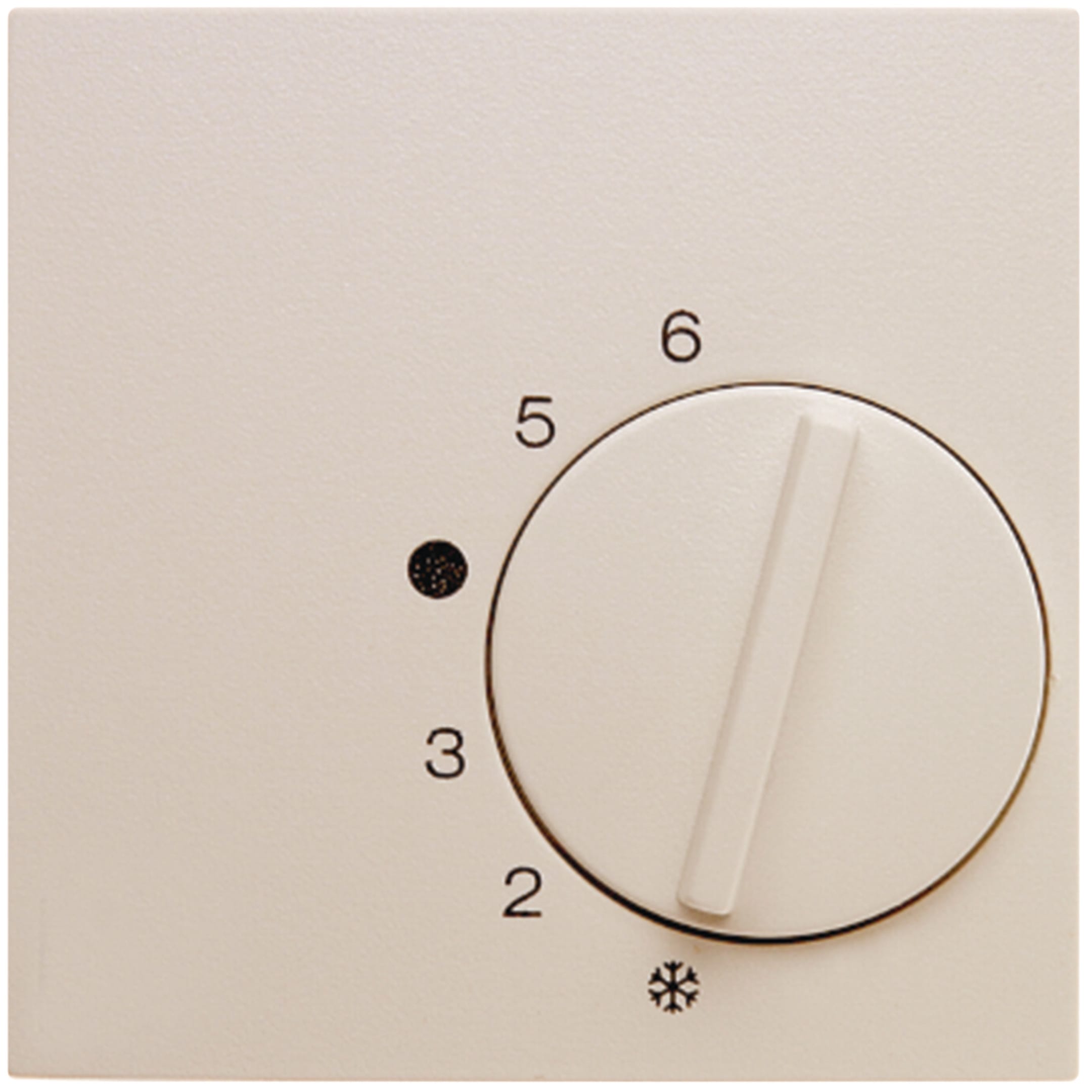 HAGER BOCCHIOTTI - Pezzo centrale per regolatore di temperatura Berker S.1 bianco lucido