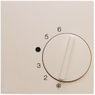 HAGER BOCCHIOTTI - Pezzo centrale per regolatore di temperatura Berker S.1 bianco lucido