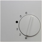 HAGER BOCCHIOTTI - Pezzo c.le  x regolatore di temperatura Berker S.1/B.3/B.7 bianco polare lucido