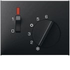 HAGER BOCCHIOTTI - Pezzo centrale per regolatore di temperatura K.1/K.5 antracite opaco, verniciato