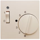 HAGER BOCCHIOTTI - Pezzo centrale per regolatore di temperatura Berker S.1 bianco lucido