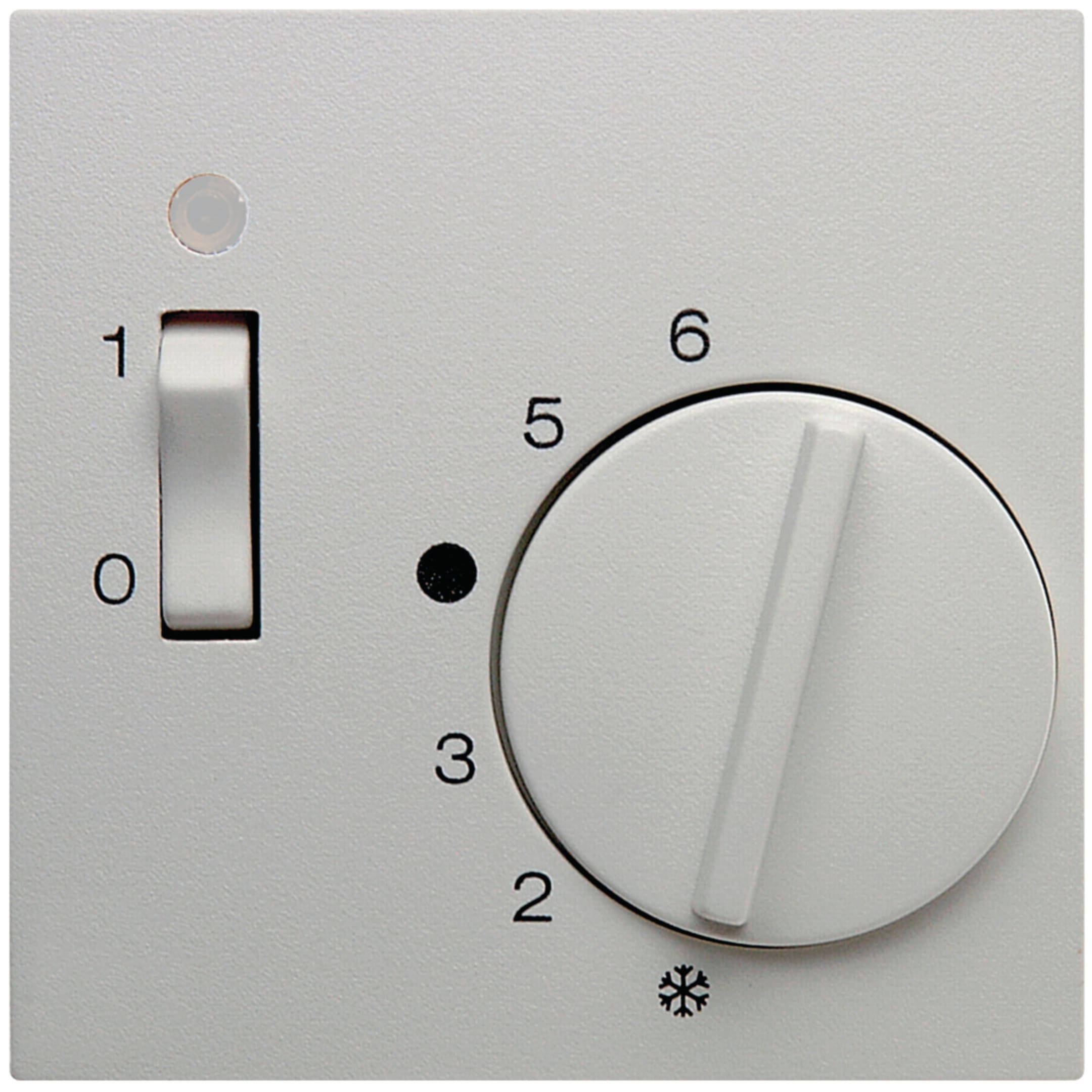 HAGER BOCCHIOTTI - Pezzo c.le x regolatore di temperatura Berker S.1/B.3/B.7 bianco polare lucido