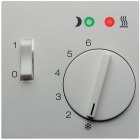 HAGER BOCCHIOTTI - Pezzo c.le x Termostato x risc. a pavimento Serie S.1/B.3/B.7 bianco pol. opac