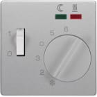HAGER BOCCHIOTTI - Pezzo c.le x Termostato x risc. a pavimento Serie Q.1/Q.3 bianco pol., vern.