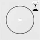 HAGER BOCCHIOTTI - Pezzo c.le x inserto timer elettronico Berker S.1/B.3/B.7 bianco polare opaco