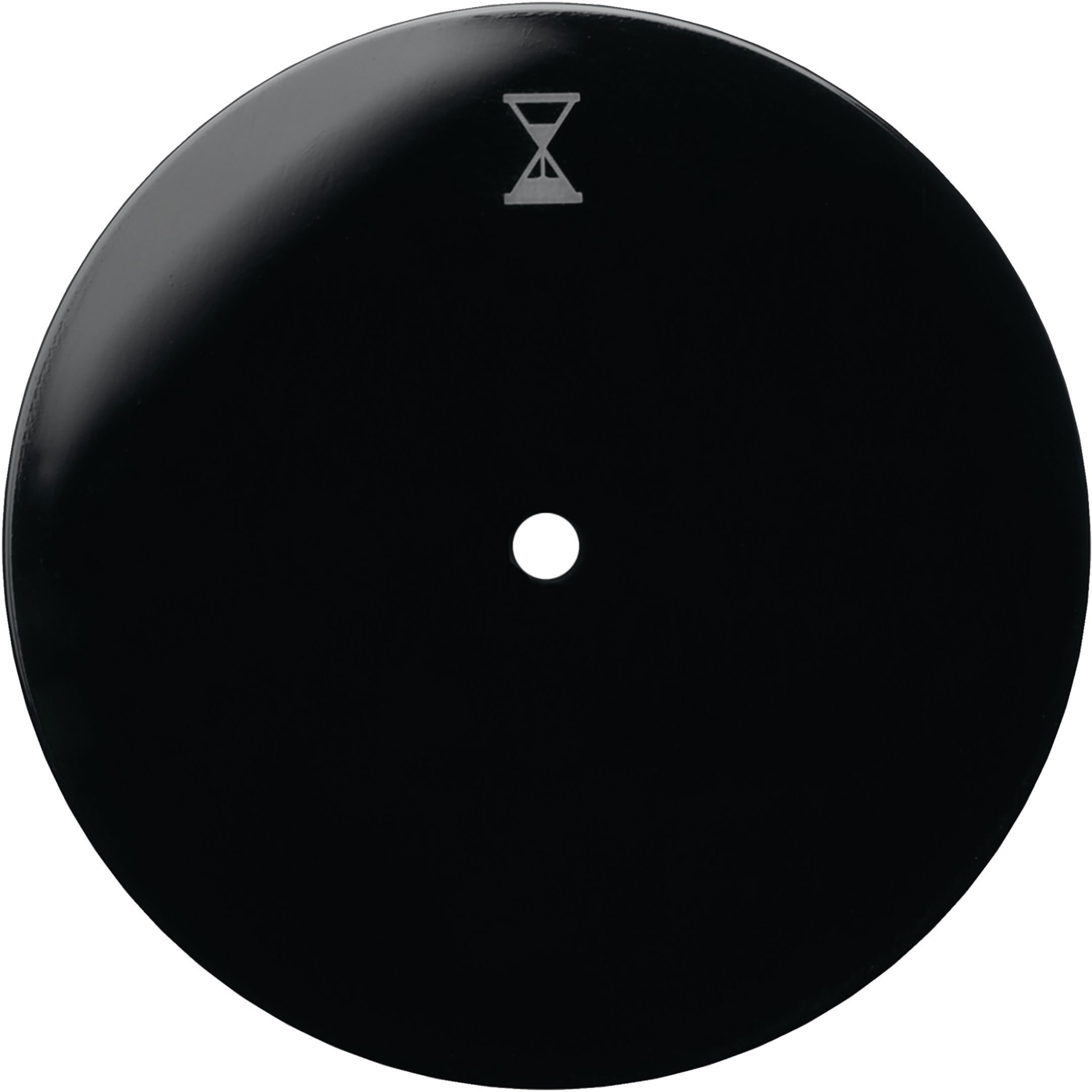 HAGER BOCCHIOTTI - Pezzo centrale x inserto timer con lente trasparente Berker R.1/R.3 nero lucido