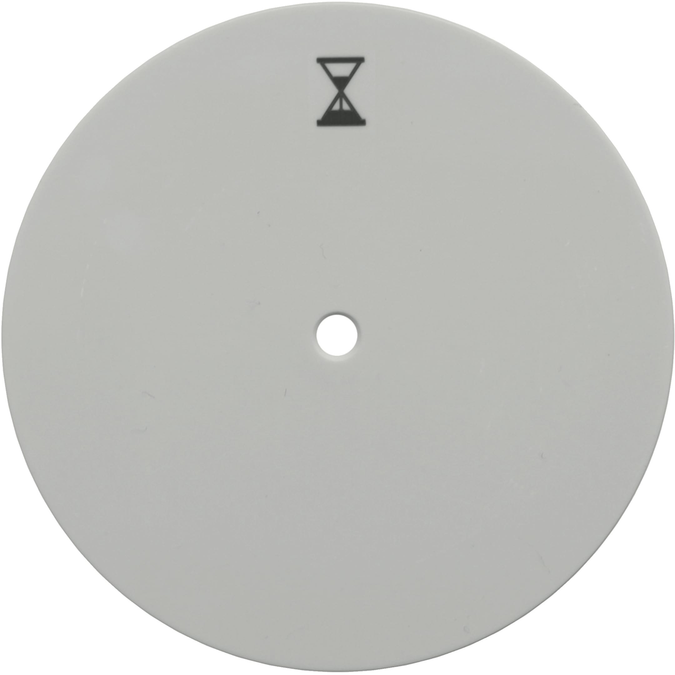 HAGER BOCCHIOTTI - Pezzo centrale per inserto timer Serie R.1/R.3 bianco polare lucido