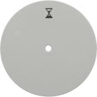 HAGER BOCCHIOTTI - Pezzo centrale per inserto timer Serie R.1/R.3 bianco polare lucido