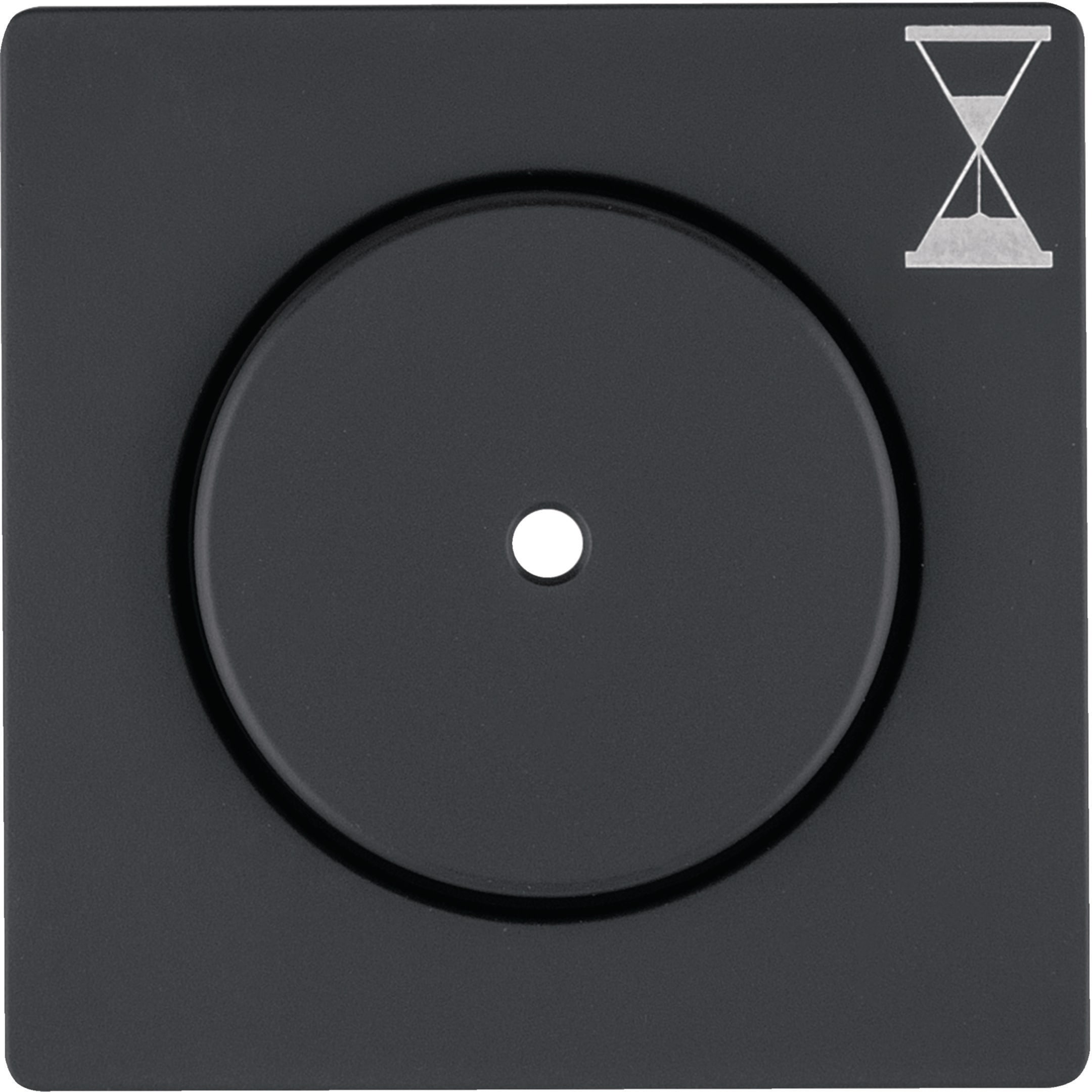HAGER BOCCHIOTTI - Pezzo centrale per inserto timer Berker Q.1/Q.3 antracite velluto