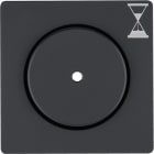 HAGER BOCCHIOTTI - Pezzo centrale per inserto timer Berker Q.1/Q.3 antracite velluto