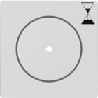 HAGER BOCCHIOTTI - Pezzo centrale per inserto timer Berker Q.1/Q.3?bianco polare velluto