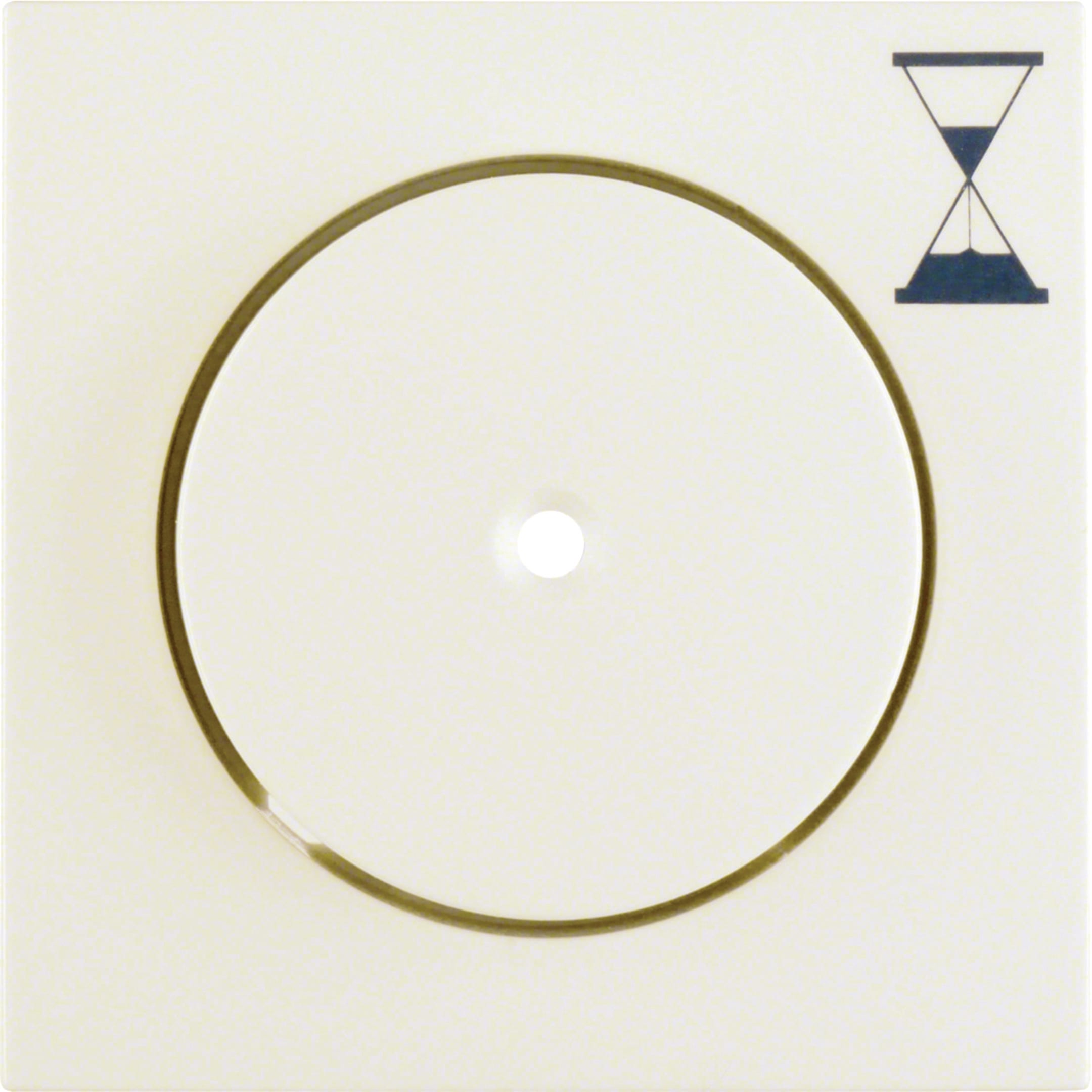 HAGER BOCCHIOTTI - Pezzo centrale per inserto timer elettronico Berker S.1 bianco lucido