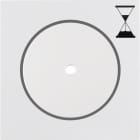 HAGER BOCCHIOTTI - Pezzo c.le  x inserto timer elettronico Berker S.1/B.3/B.7 bianco polare lucido
