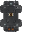 HAGER BOCCHIOTTI - Gruppo LED con morsetto N per interruttore doppio nero