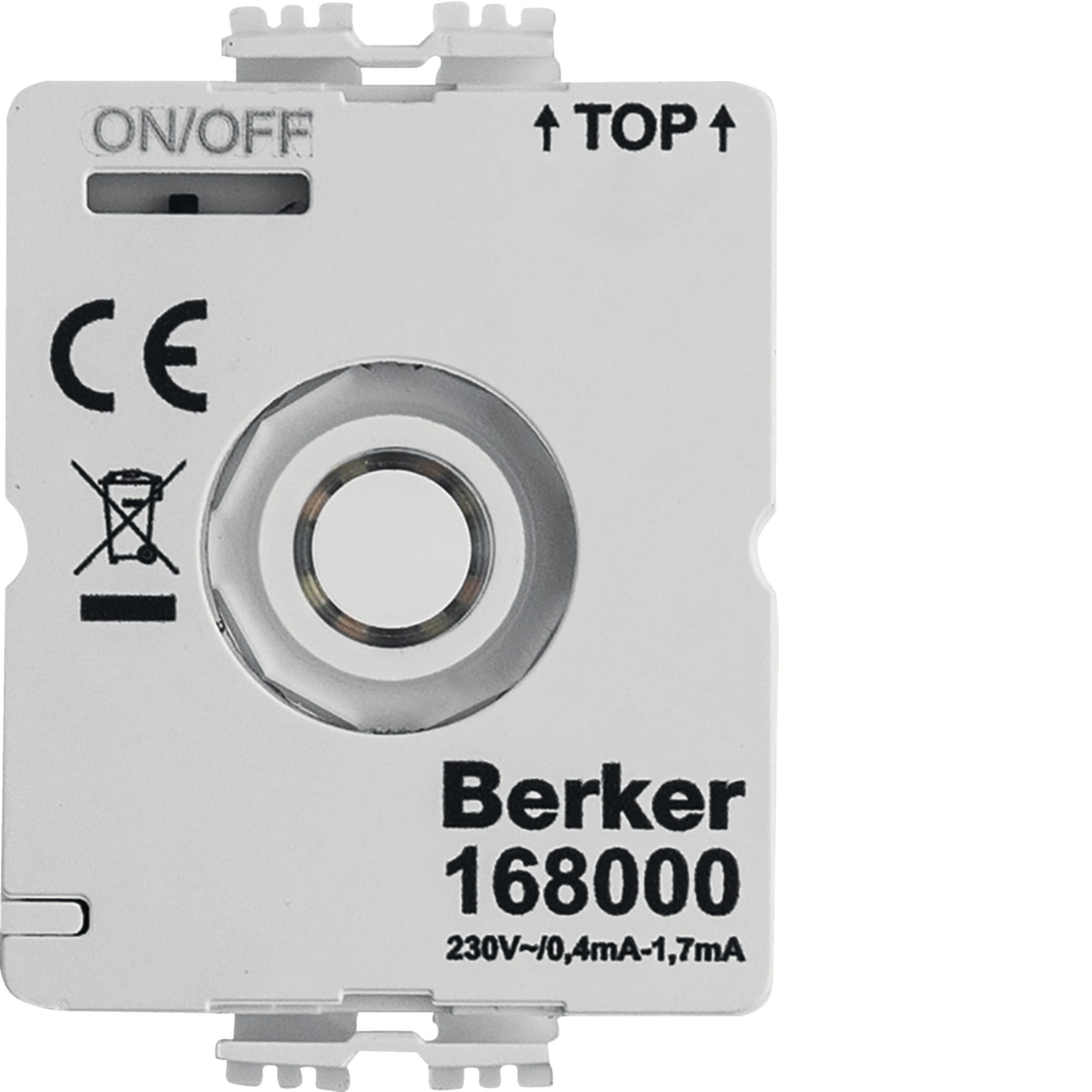 HAGER BOCCHIOTTI - Modulo LED per interruttore a manopola, 230V, con neutro