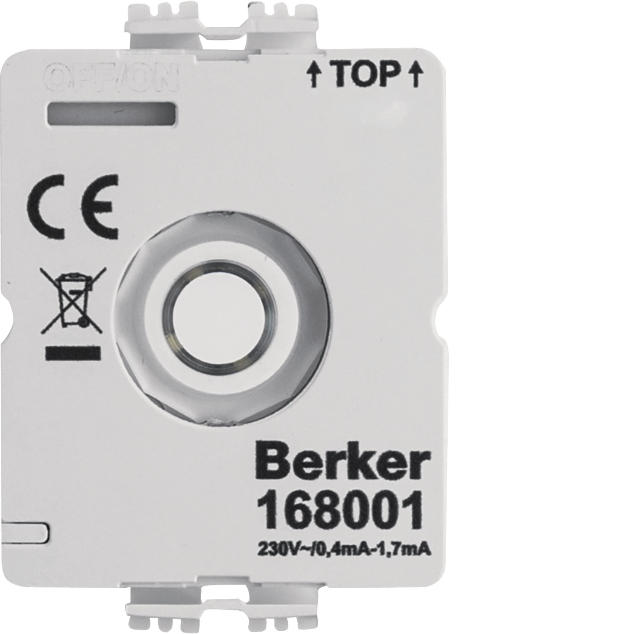 HAGER BOCCHIOTTI - Modulo LED per interruttore a manopola, 230V, senza neutro