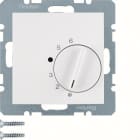HAGER BOCCHIOTTI - Termostato cont. di commutazione + pezzo c.le Serie S.1/B.3/B.7 bianco pol. opac
