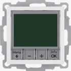 HAGER BOCCHIOTTI - Termostato, cont. NA, + pezzo c.le Serie S.1/B.3/B.7 bianco pol. opac