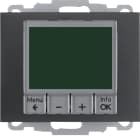 HAGER BOCCHIOTTI - Termostato, cont. NA, + pezzo c.le Serie K.1 antrac.opac