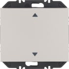 HAGER BOCCHIOTTI - Modulo EnOcean con bilanciere  con simbolo frecce, K.x acciaio inox vern. opaco