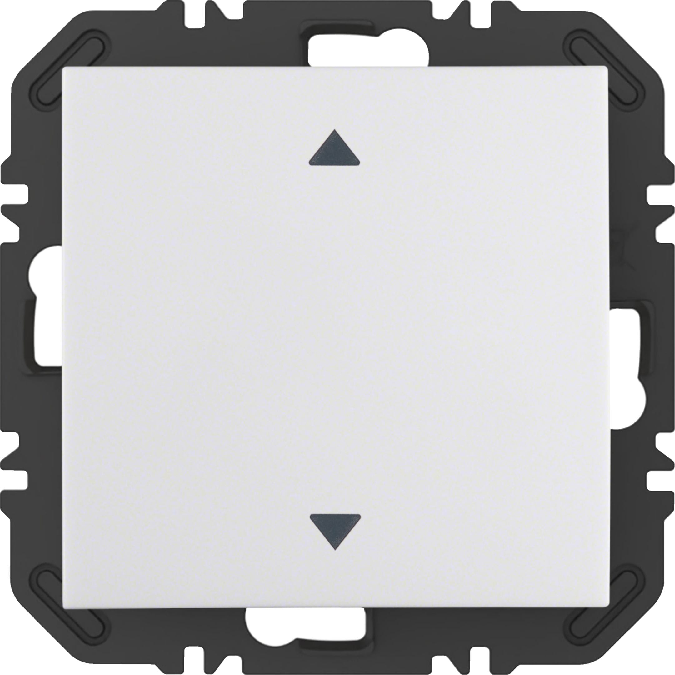 HAGER BOCCHIOTTI - Modulo EnOcean con bilanciere  con simbolo frecce, S.1/B.x bianco polare