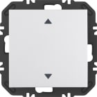 HAGER BOCCHIOTTI - Modulo EnOcean con bilanciere con simbolo frecce, S.1/B.x bianco polare