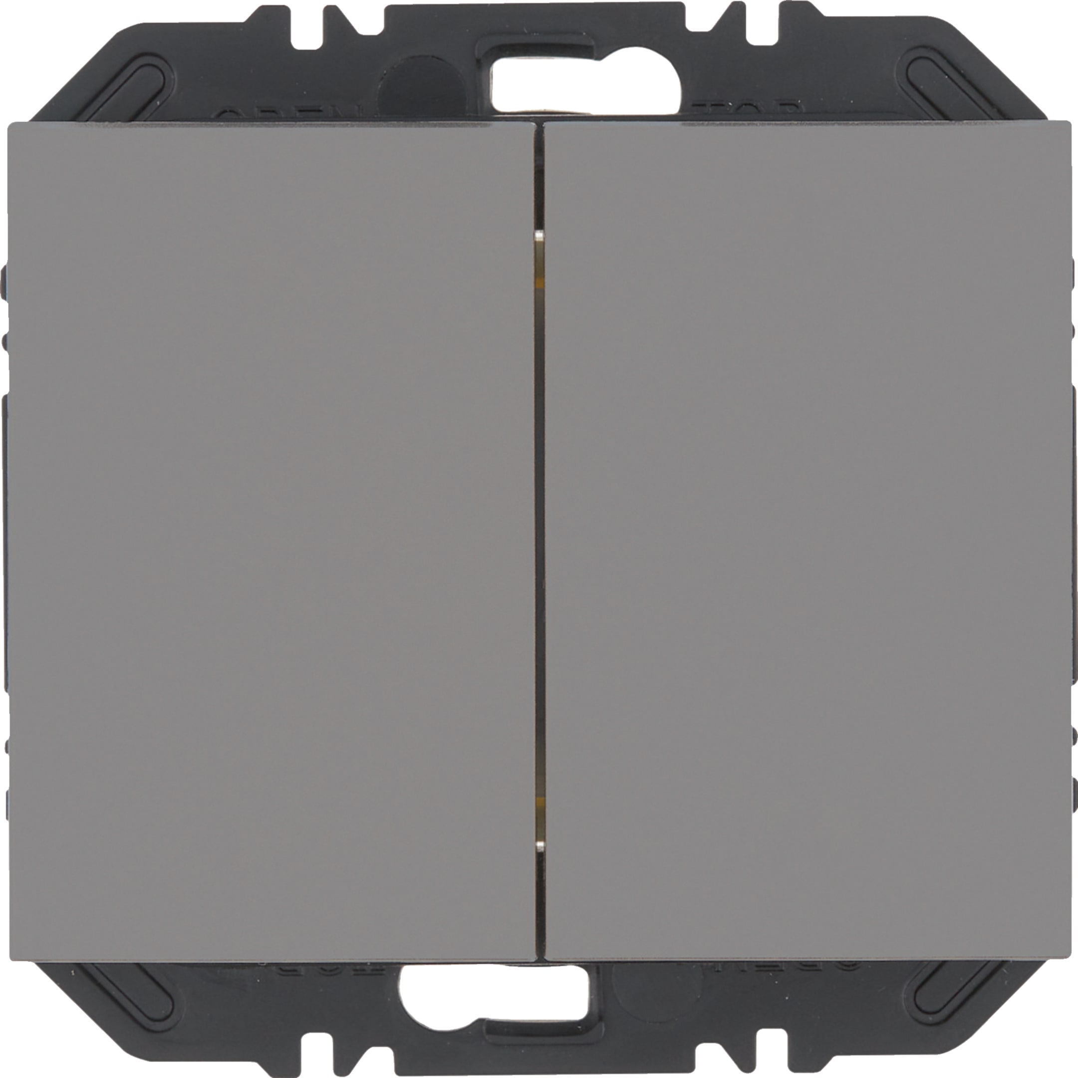 HAGER BOCCHIOTTI - Pulsanti Friends of Hue 2 IN,K.5, acciaio inox