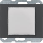 HAGER BOCCHIOTTI - Segnale lum. LED, illuminazione rossa/verde Serie K.1 antracite opaco, vernic.