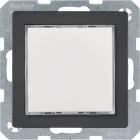 HAGER BOCCHIOTTI - Segnale lum. LED, illuminazione bianca Serie Q.1/Q.3 antracite Vellut, vernic.