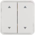 HAGER BOCCHIOTTI - Bilanciere doppio con serigrafia frecce W.1 bianco polare