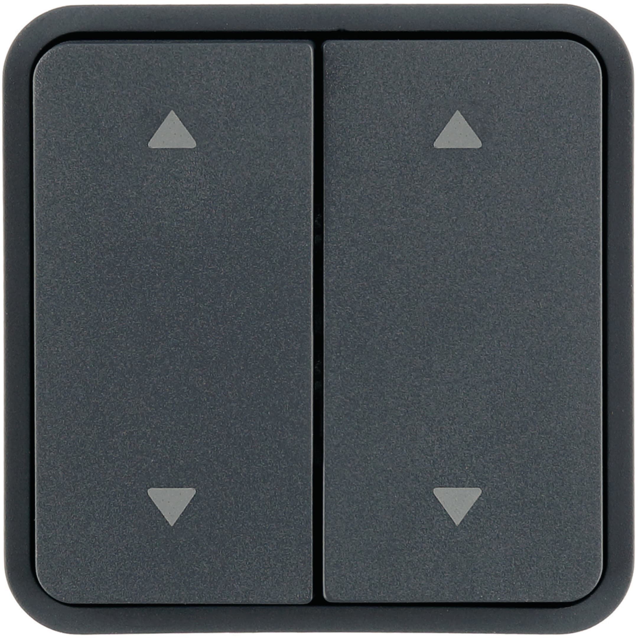HAGER BOCCHIOTTI - Bilanciere doppio con serigrafia frecce W.1 grigio