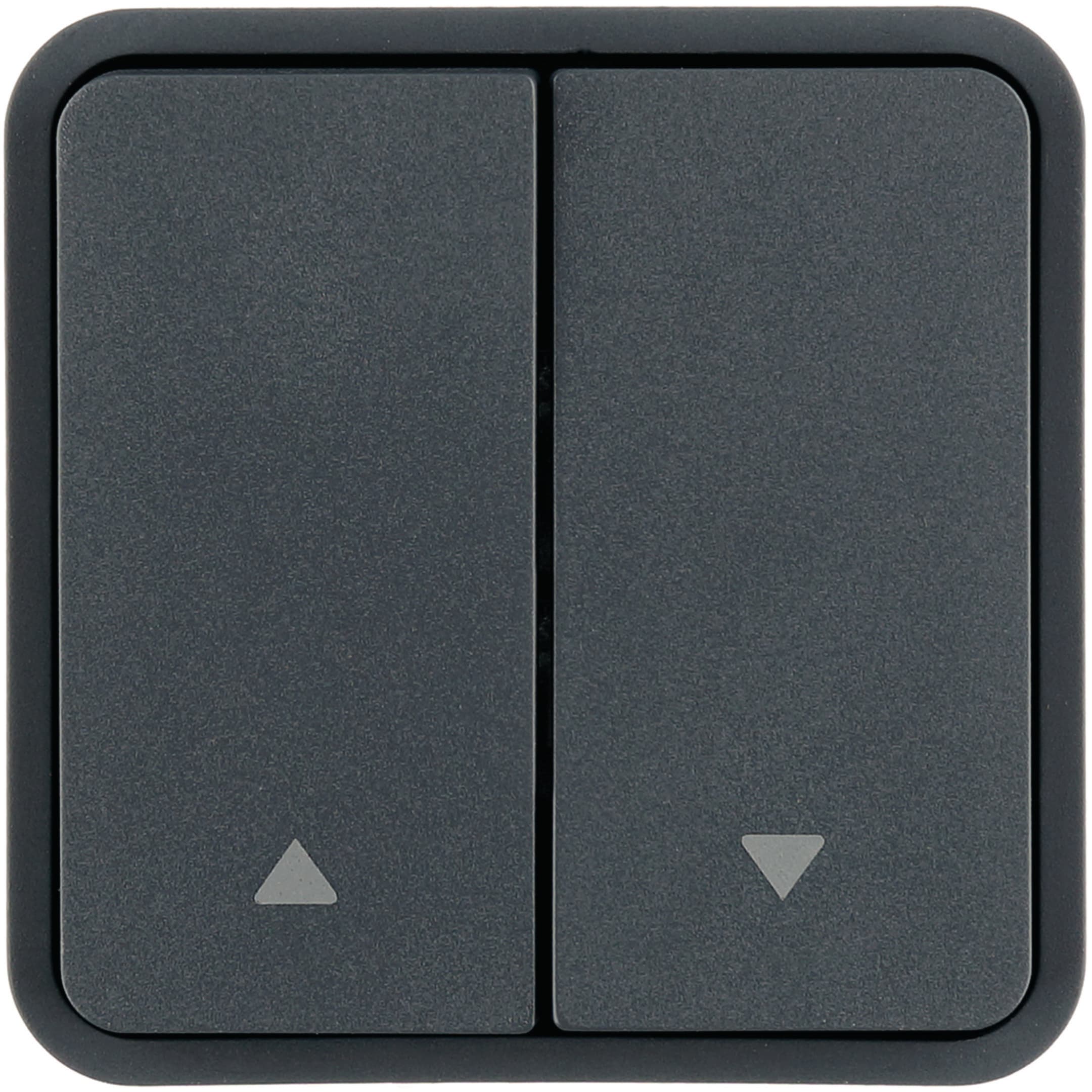 HAGER BOCCHIOTTI - Bilanciere doppio con serigrafia freccia singola W.1 grigio